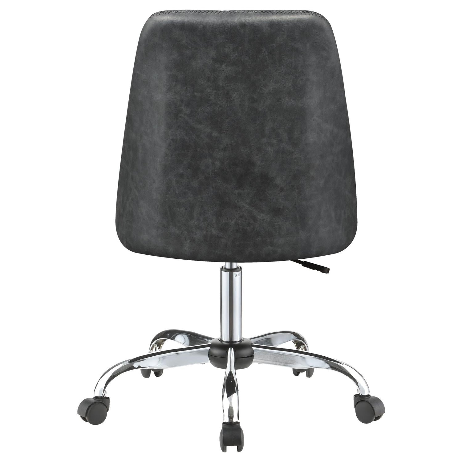 Althea Gray/Chrome Upholstered Tufted Back Office Chair - 881196 - Bien Home Furniture & Electronics