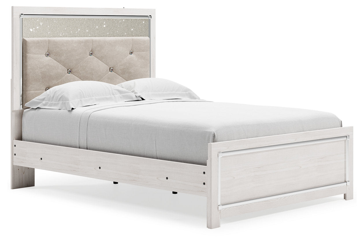 Altyra White Full Panel Bed - SET | B2640-84 | B2640-86 | B2640-87 - Bien Home Furniture &amp; Electronics