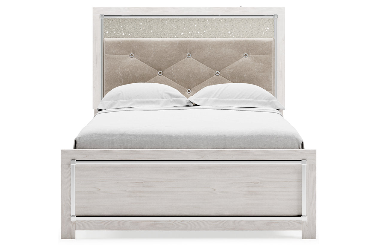 Altyra White Full Panel Bed - SET | B2640-84 | B2640-86 | B2640-87 - Bien Home Furniture &amp; Electronics