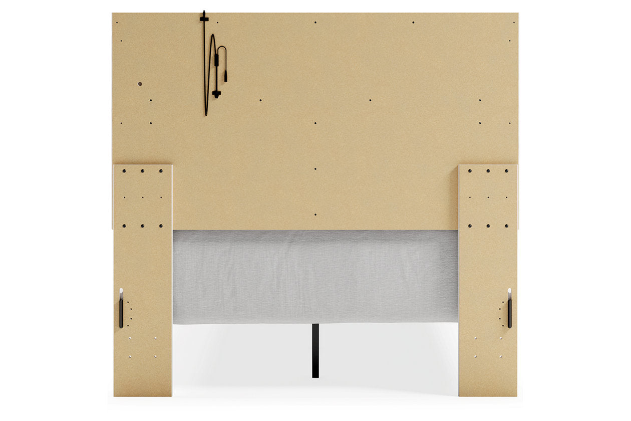 Altyra White Full Panel Bed - SET | B2640-84 | B2640-86 | B2640-87 - Bien Home Furniture &amp; Electronics