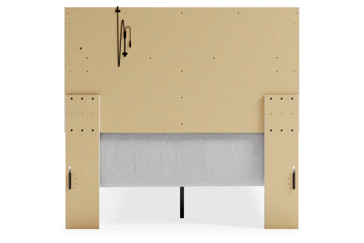 Altyra White Full Panel Bed - SET | B2640-84 | B2640-86 | B2640-87 - Bien Home Furniture & Electronics