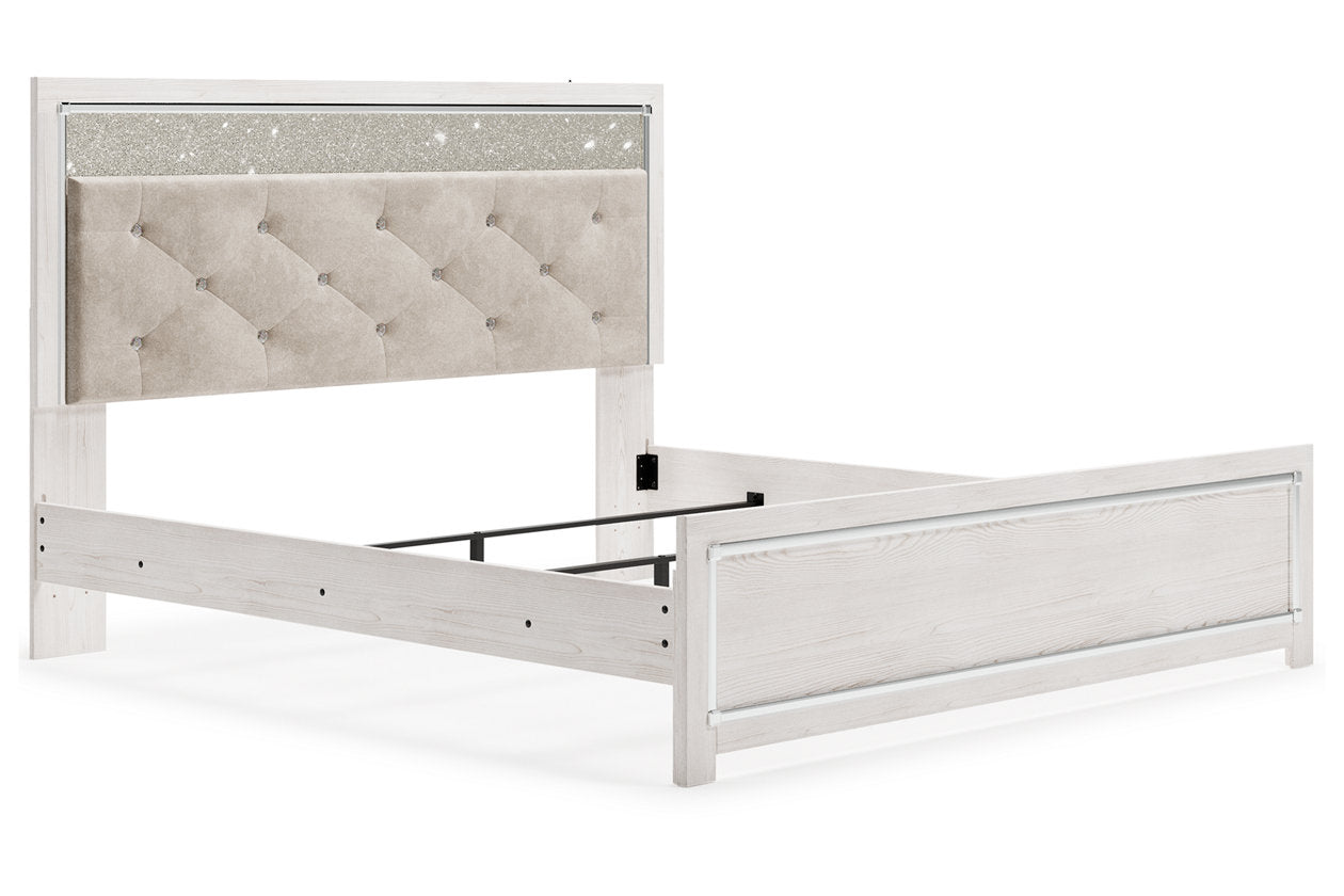 Altyra White King Panel Bed - SET | B2640-56 | B2640-58 | B2640-97 - Bien Home Furniture & Electronics