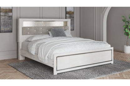 Altyra White King Panel Bookcase Bed - SET | B2640-56 | B2640-69 | B2640-97 - Bien Home Furniture &amp; Electronics
