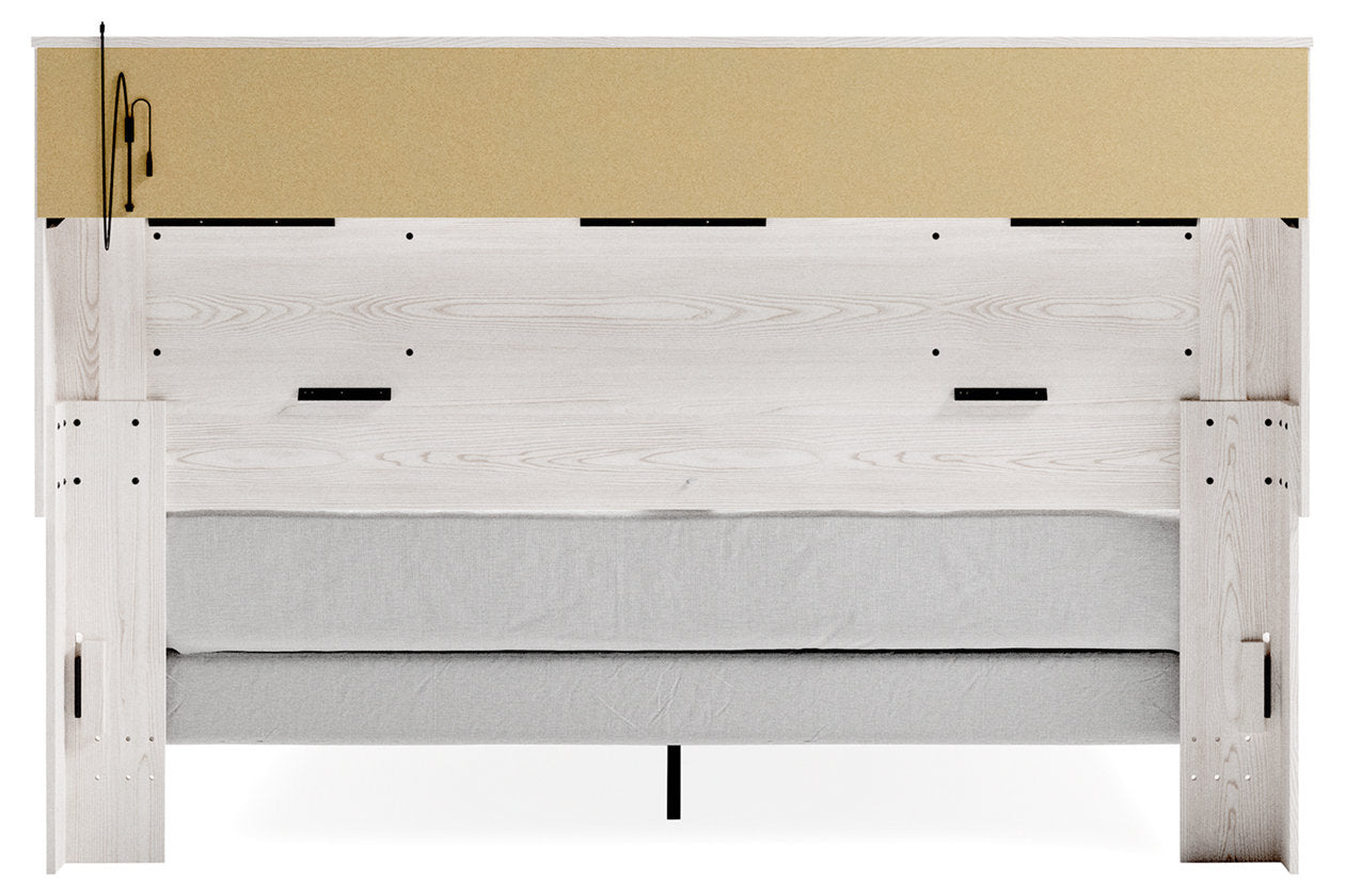 Altyra White King Panel Bookcase Bed - SET | B2640-56 | B2640-69 | B2640-97 - Bien Home Furniture & Electronics