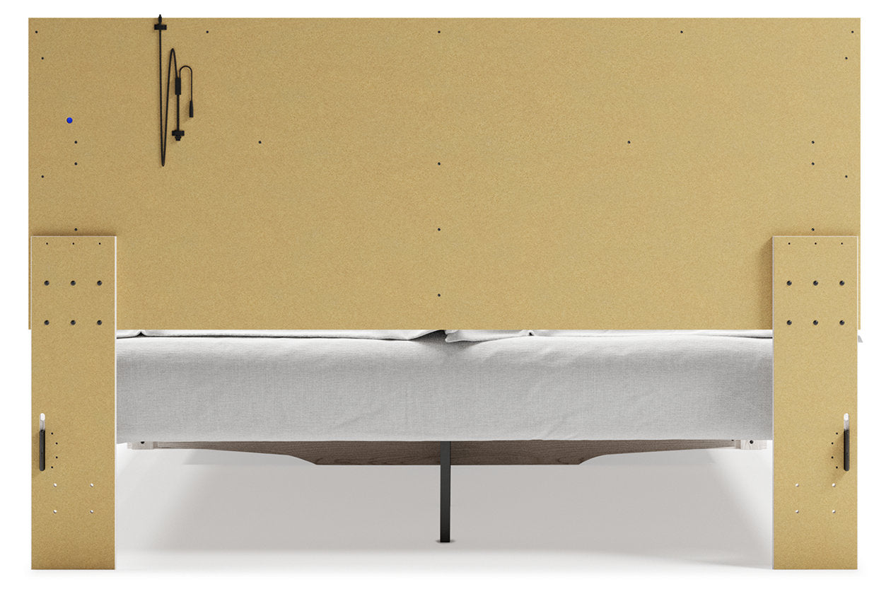 Altyra White King Upholstered Storage Bed - SET | B100-14 | B2640-56S | B2640-58 | B2640-95 - Bien Home Furniture &amp; Electronics