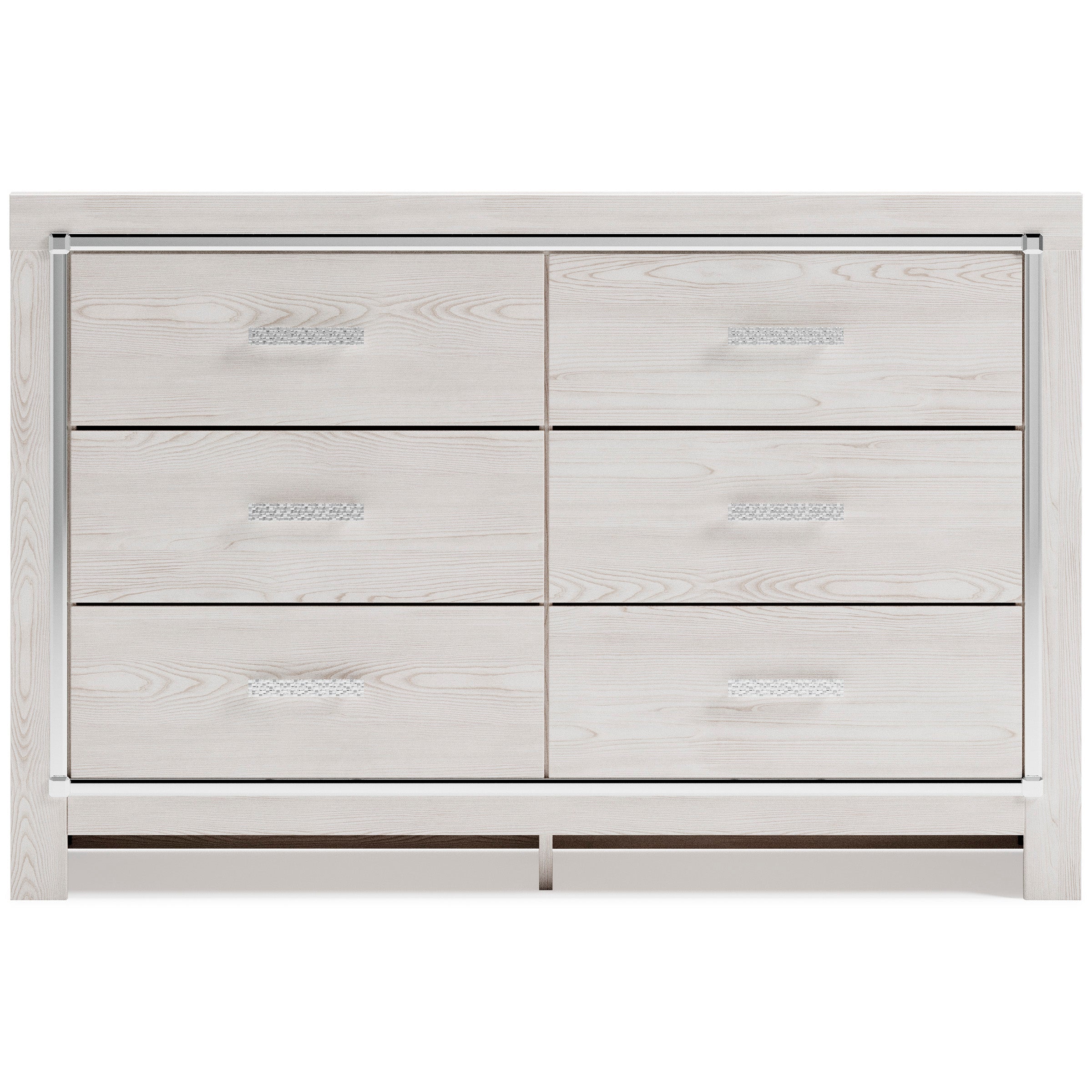 Altyra White LED Bookcase Upholstered Panel Bedroom Set - SET | B2640-54 | B2640-65 | B2640-96 | B2640-92 | B2640-46 - Bien Home Furniture &amp; Electronics