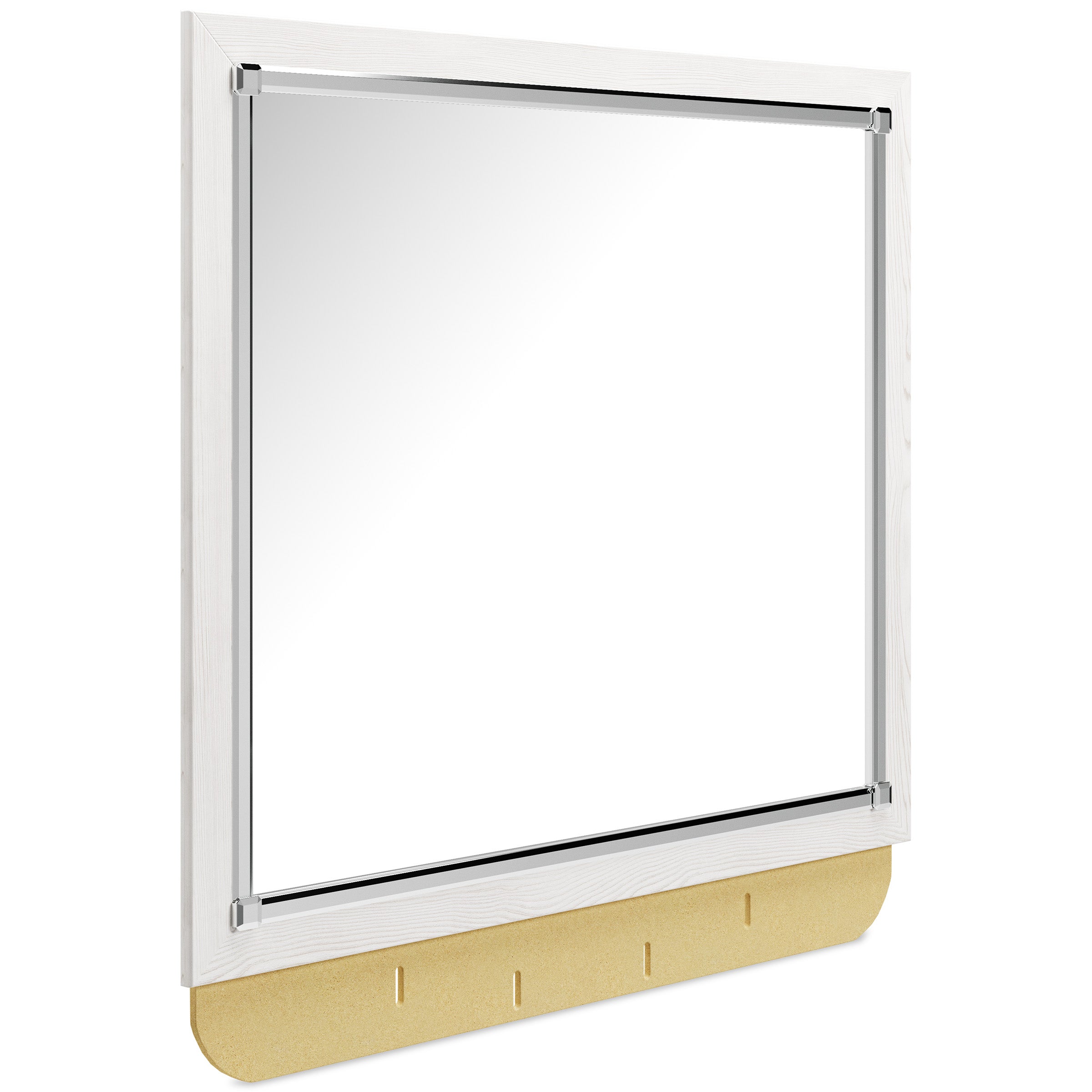 Altyra White LED Bookcase Upholstered Panel Bedroom Set - SET | B2640-54 | B2640-65 | B2640-96 | B2640-92 | B2640-46 - Bien Home Furniture & Electronics