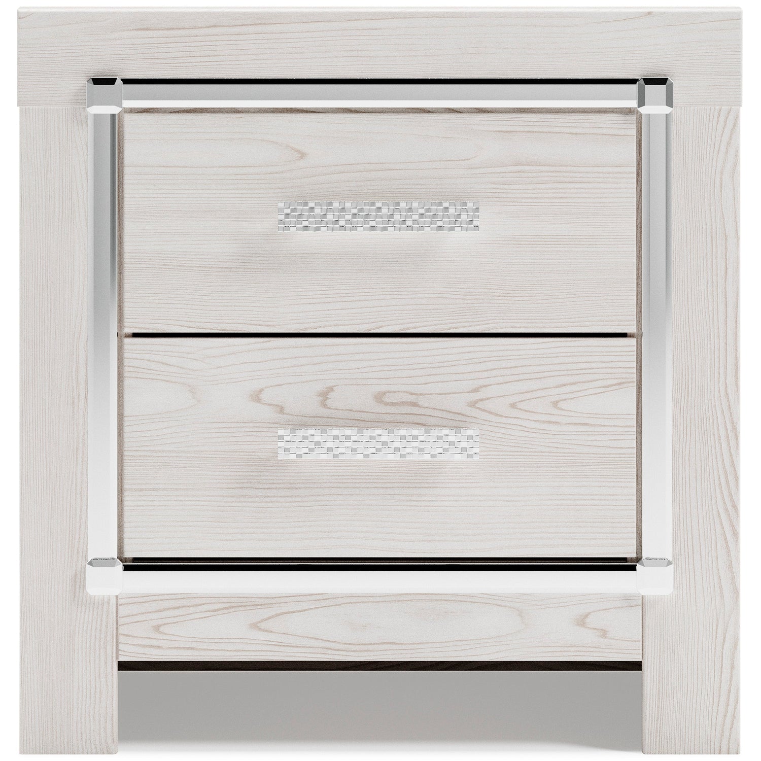 Altyra White LED Bookcase Upholstered Panel Bedroom Set - SET | B2640-54 | B2640-65 | B2640-96 | B2640-92 | B2640-46 - Bien Home Furniture &amp; Electronics
