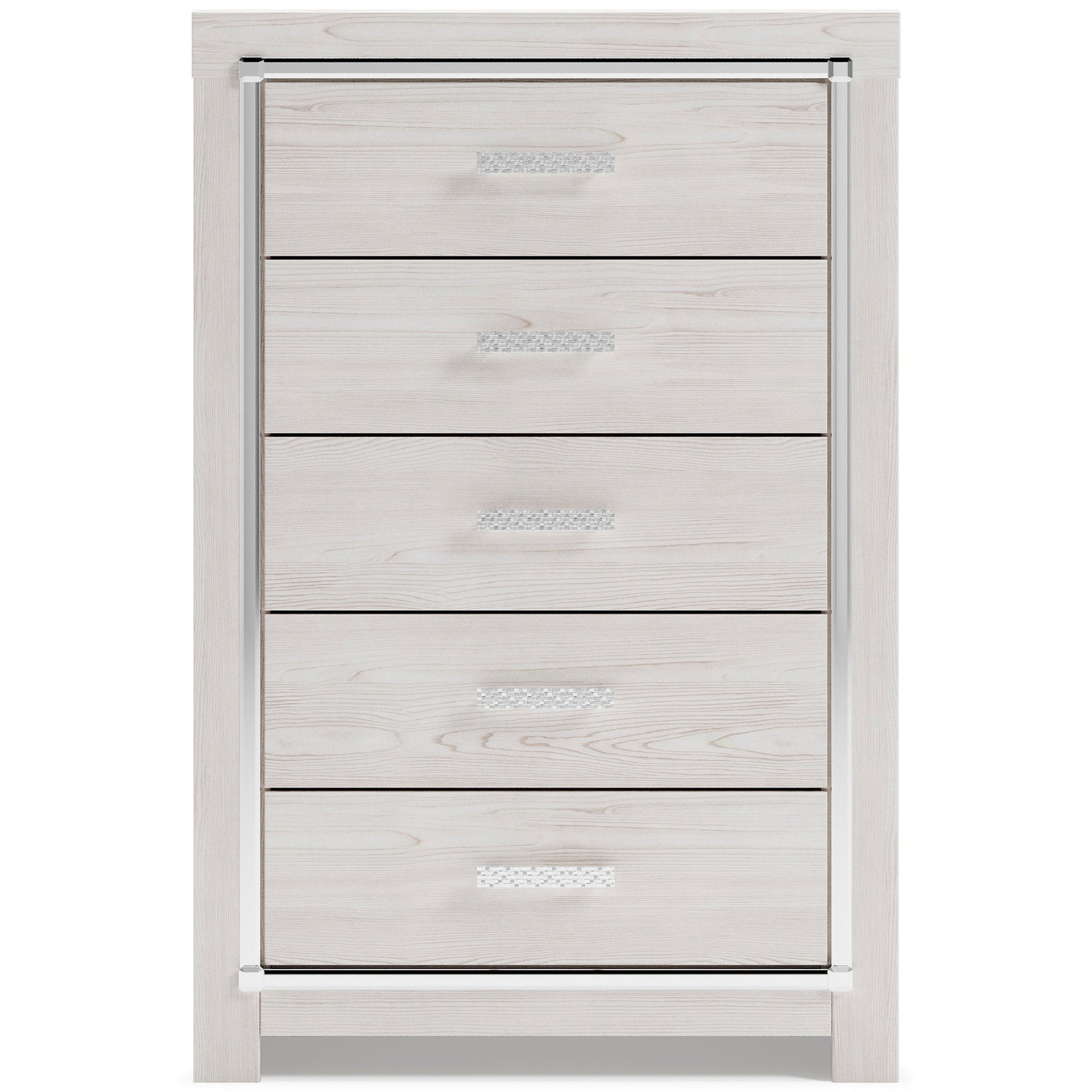 Altyra White LED Bookcase Upholstered Panel Bedroom Set - SET | B2640-54 | B2640-65 | B2640-96 | B2640-92 | B2640-46 - Bien Home Furniture & Electronics