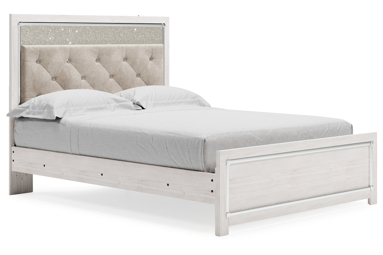 Altyra White Queen Panel Bed - SET | B100-13 | B2640-54 | B2640-57 | B2640-95 - Bien Home Furniture &amp; Electronics