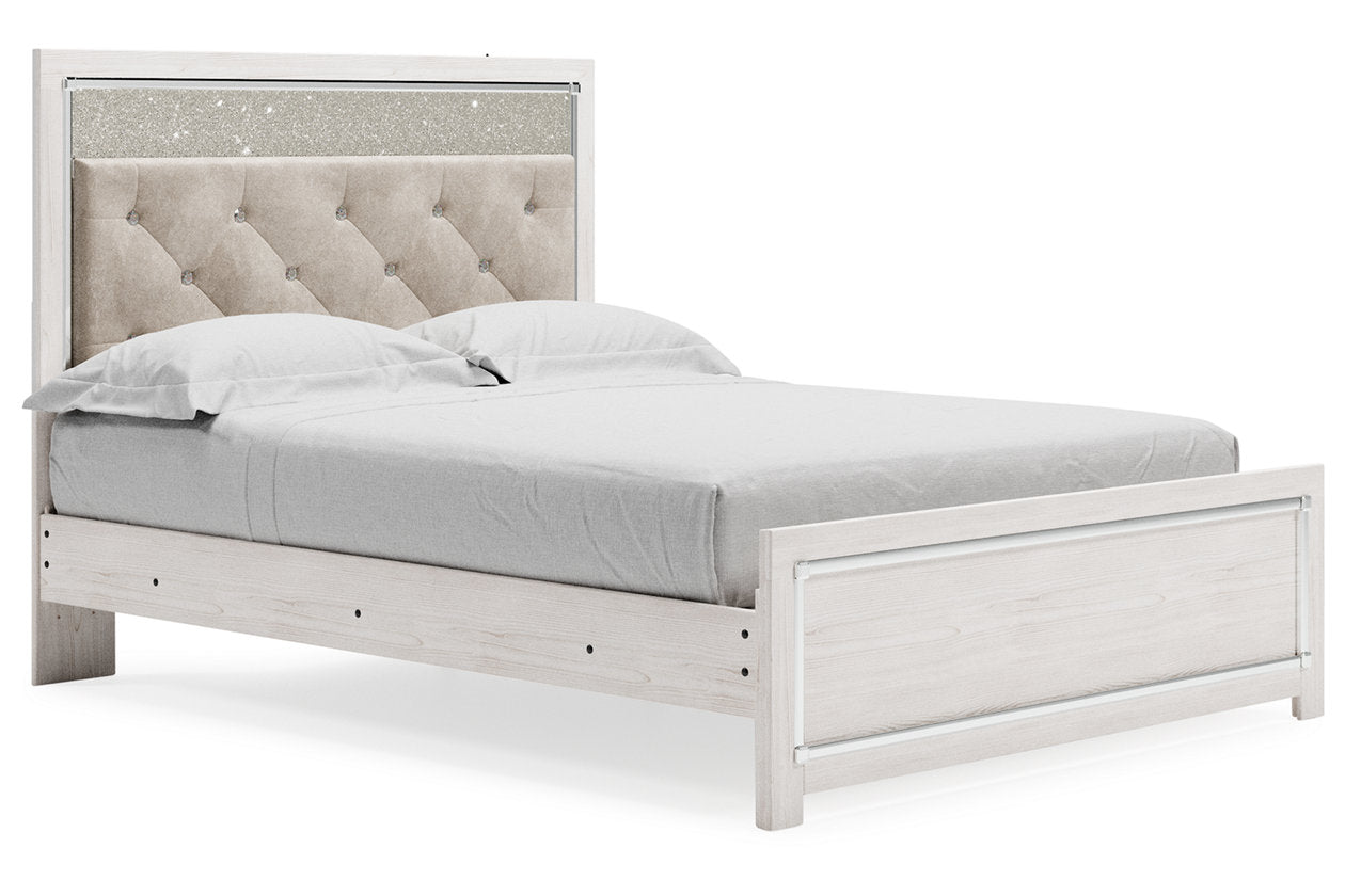 Altyra White Queen Panel Bed - SET | B2640-54 | B2640-57 | B2640-96 - Bien Home Furniture & Electronics