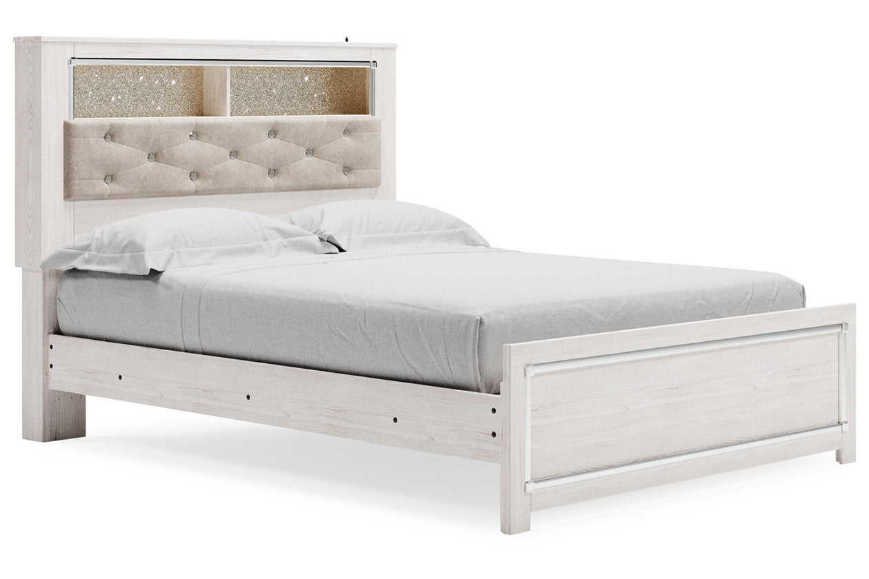 Altyra White Queen Panel Bookcase Bed - SET | B100-13 | B2640-54 | B2640-65 | B2640-95 - Bien Home Furniture &amp; Electronics