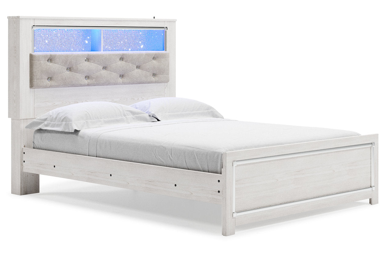 Altyra White Queen Panel Bookcase Bed - SET | B100-13 | B2640-54 | B2640-65 | B2640-95 - Bien Home Furniture &amp; Electronics