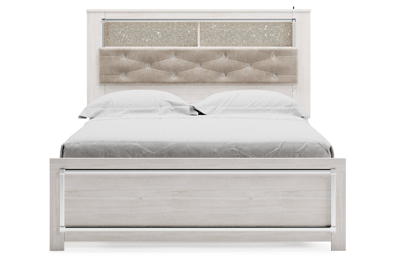 Altyra White Queen Panel Bookcase Bed - SET | B2640-54 | B2640-65 | B2640-96 - Bien Home Furniture & Electronics