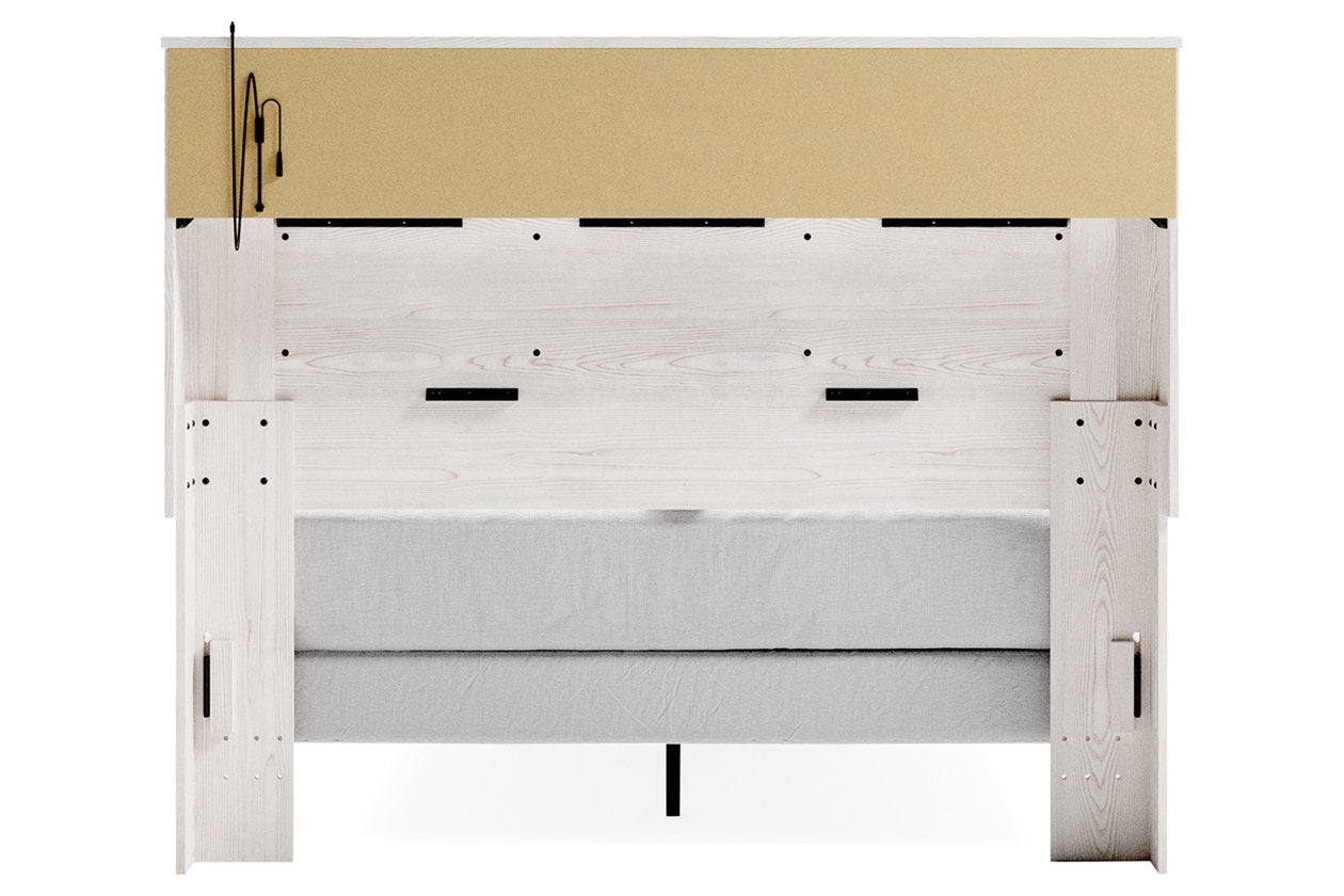 Altyra White Queen Panel Bookcase Bed - SET | B2640-54 | B2640-65 | B2640-96 - Bien Home Furniture & Electronics