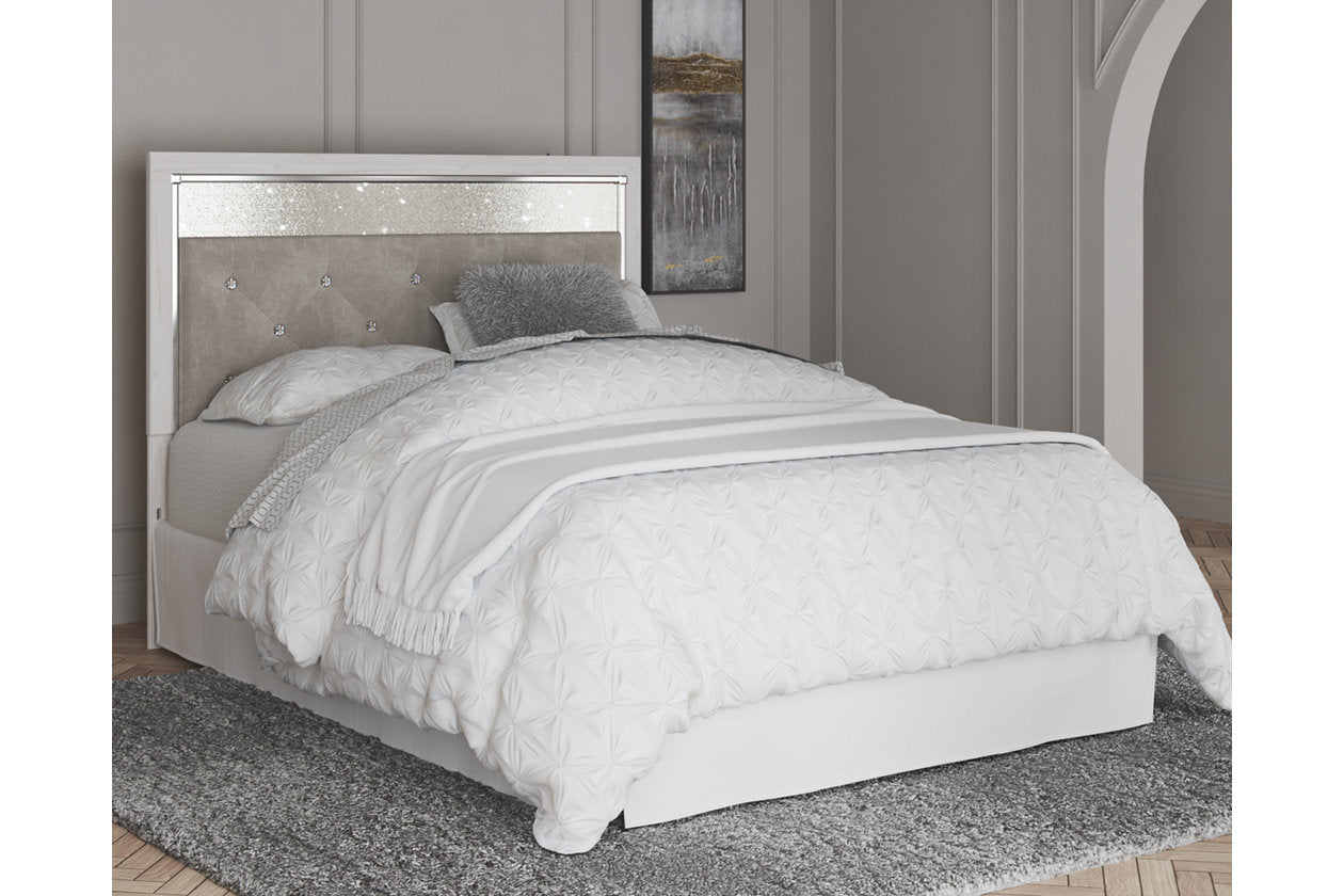 Altyra White Queen Upholstered Panel Headboard - B2640-57 - Bien Home Furniture & Electronics