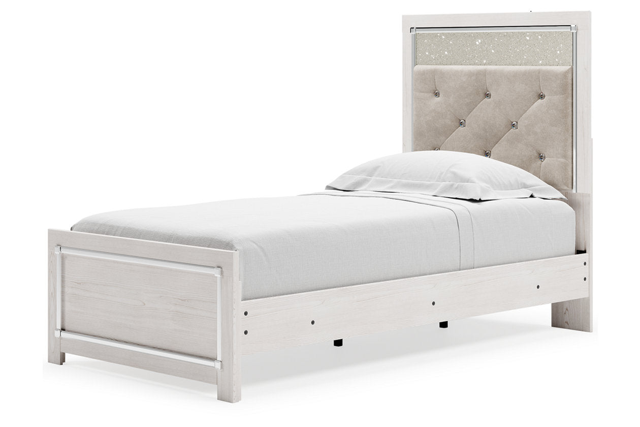 Altyra White Twin Panel Bed - SET | B2640-52 | B2640-53 | B2640-83 - Bien Home Furniture &amp; Electronics