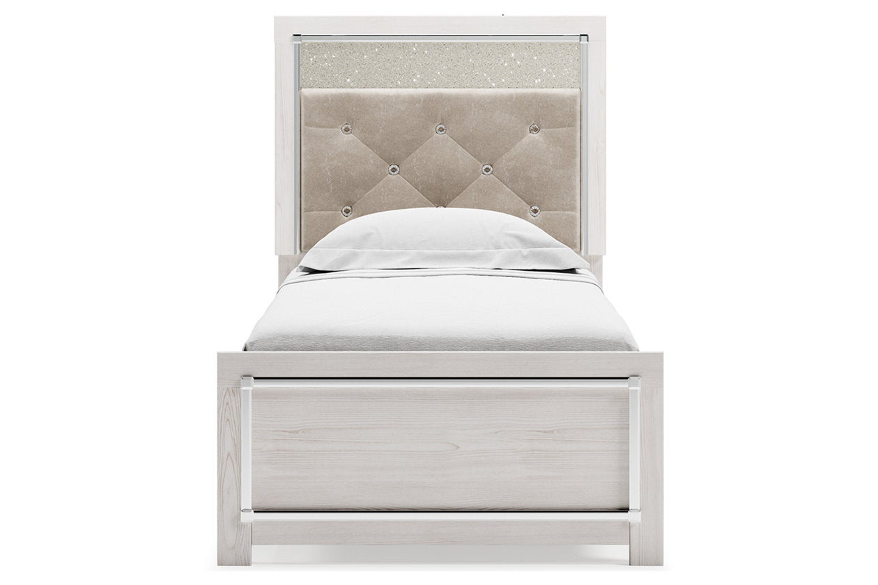 Altyra White Twin Panel Bed - SET | B2640-52 | B2640-53 | B2640-83 - Bien Home Furniture &amp; Electronics