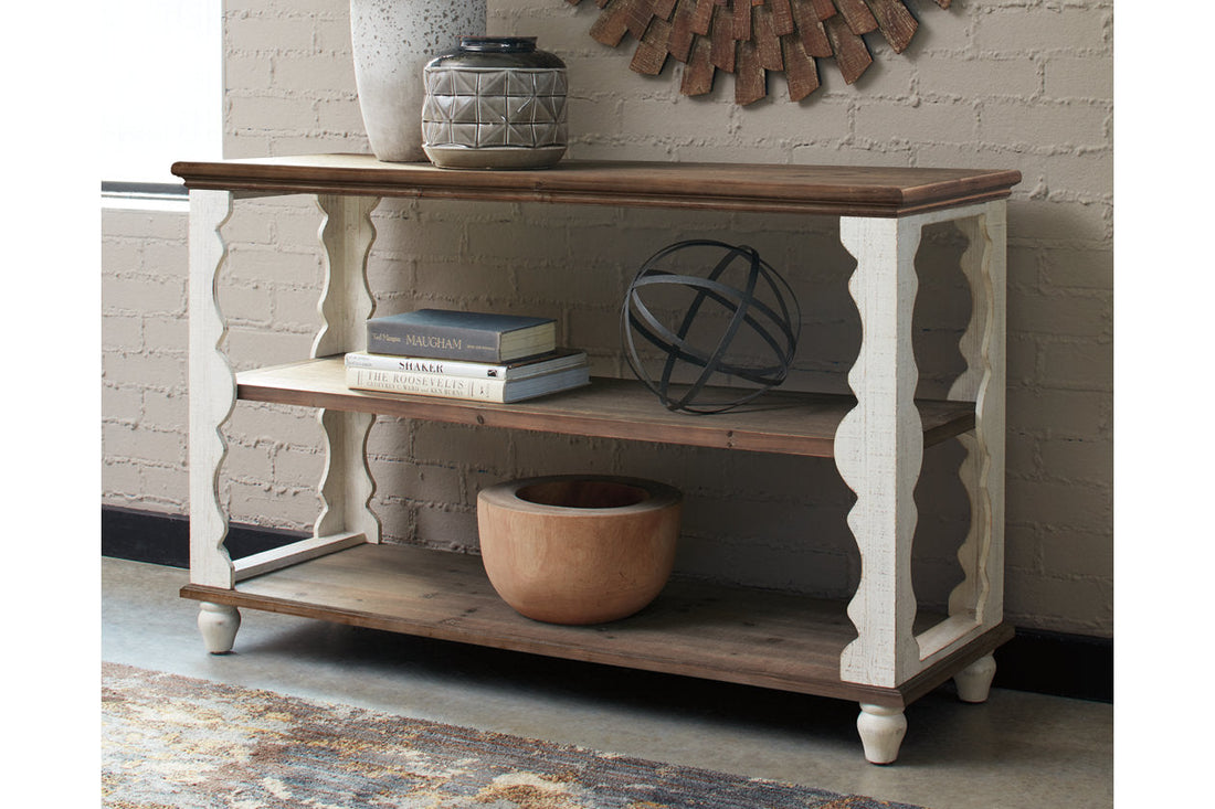 Alwyndale Antique White/Brown Sofa/Console Table - A4000107 - Bien Home Furniture &amp; Electronics