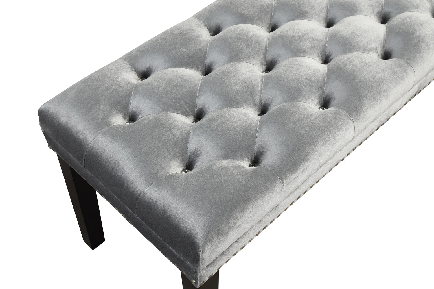 Amari Gray Accent Bench - 4941-GY - Bien Home Furniture &amp; Electronics