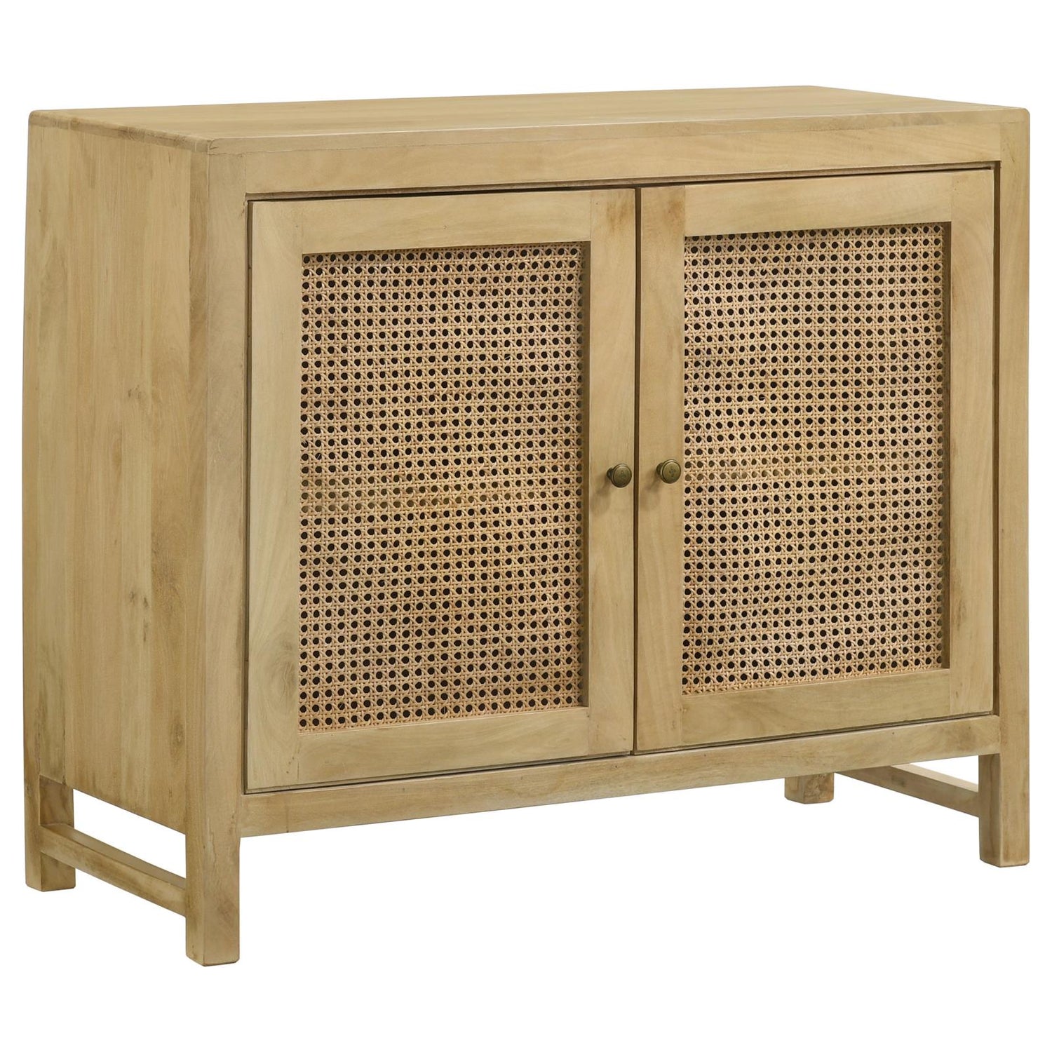 Amaryllis Natural Rectangular 2-Door Accent Cabinet - 953555 - Bien Home Furniture & Electronics