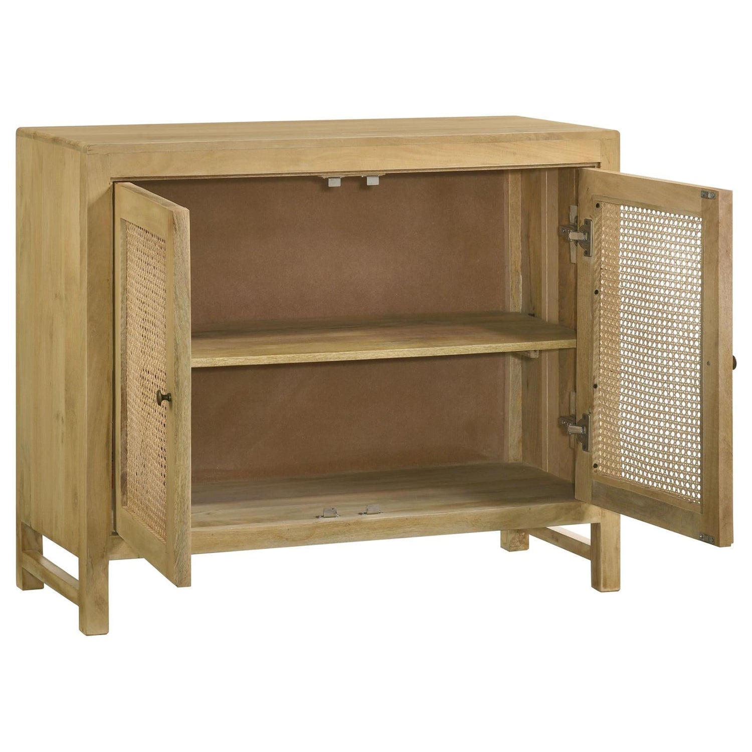 Amaryllis Natural Rectangular 2-Door Accent Cabinet - 953555 - Bien Home Furniture & Electronics