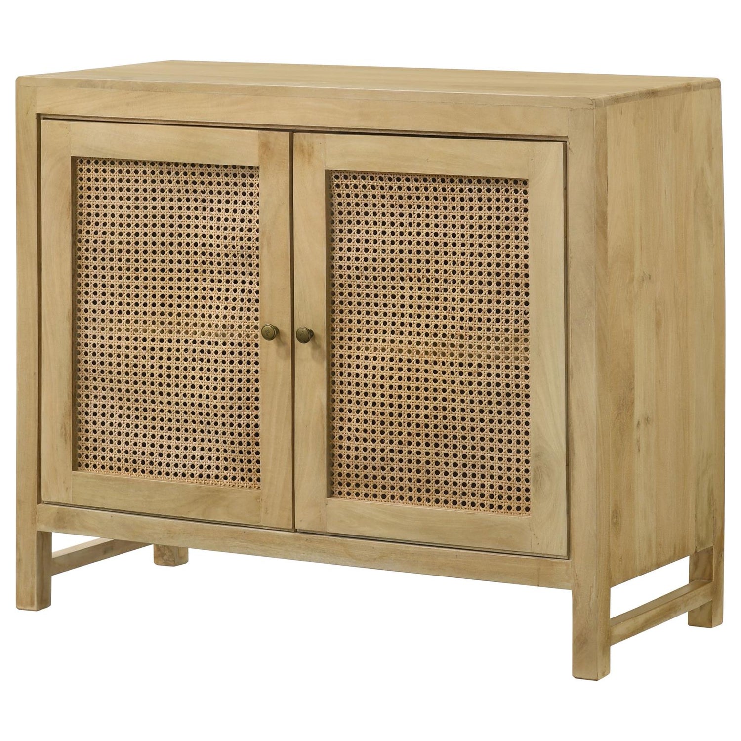 Amaryllis Natural Rectangular 2-Door Accent Cabinet - 953555 - Bien Home Furniture & Electronics