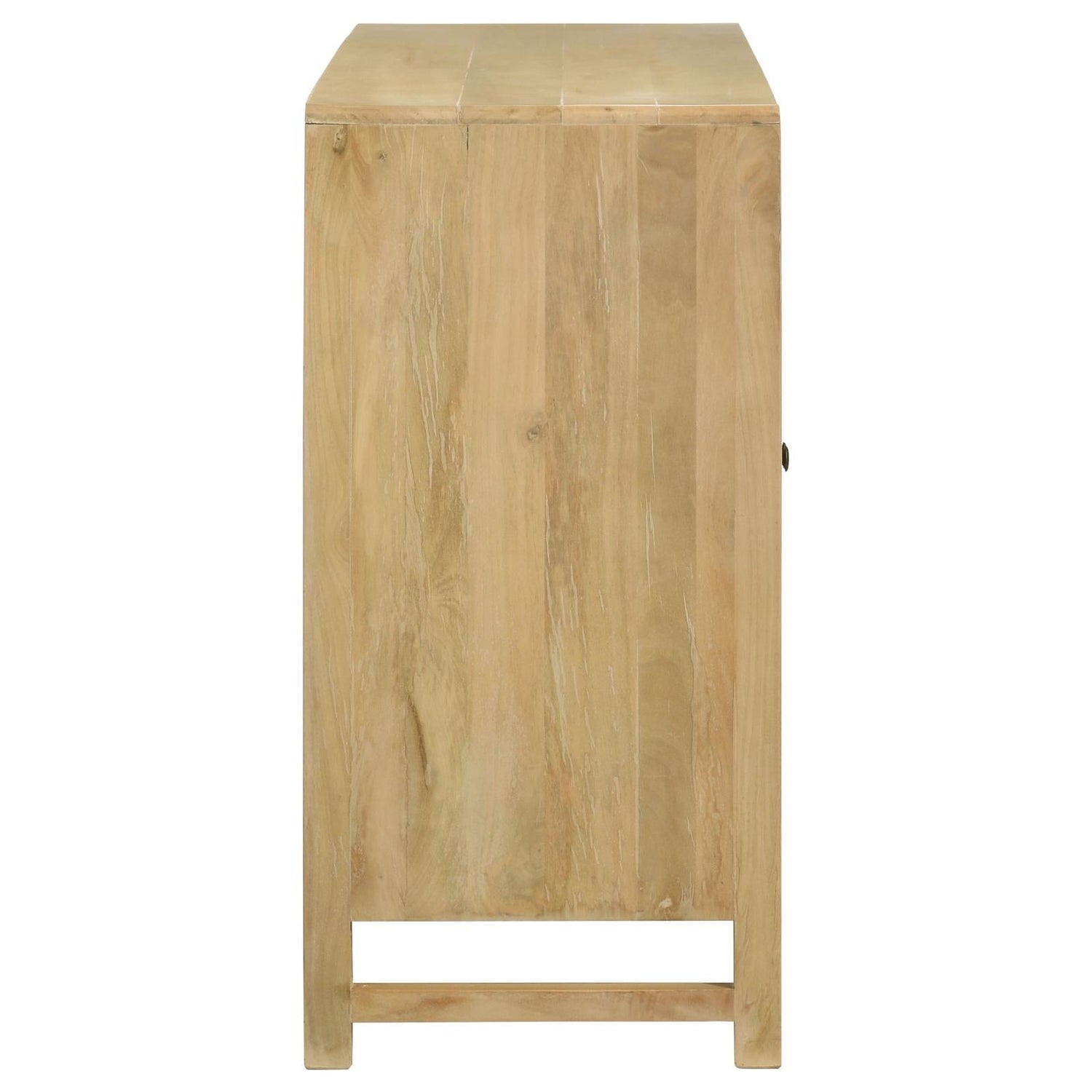 Amaryllis Natural Rectangular 3-Door Accent Cabinet - 953556 - Bien Home Furniture & Electronics