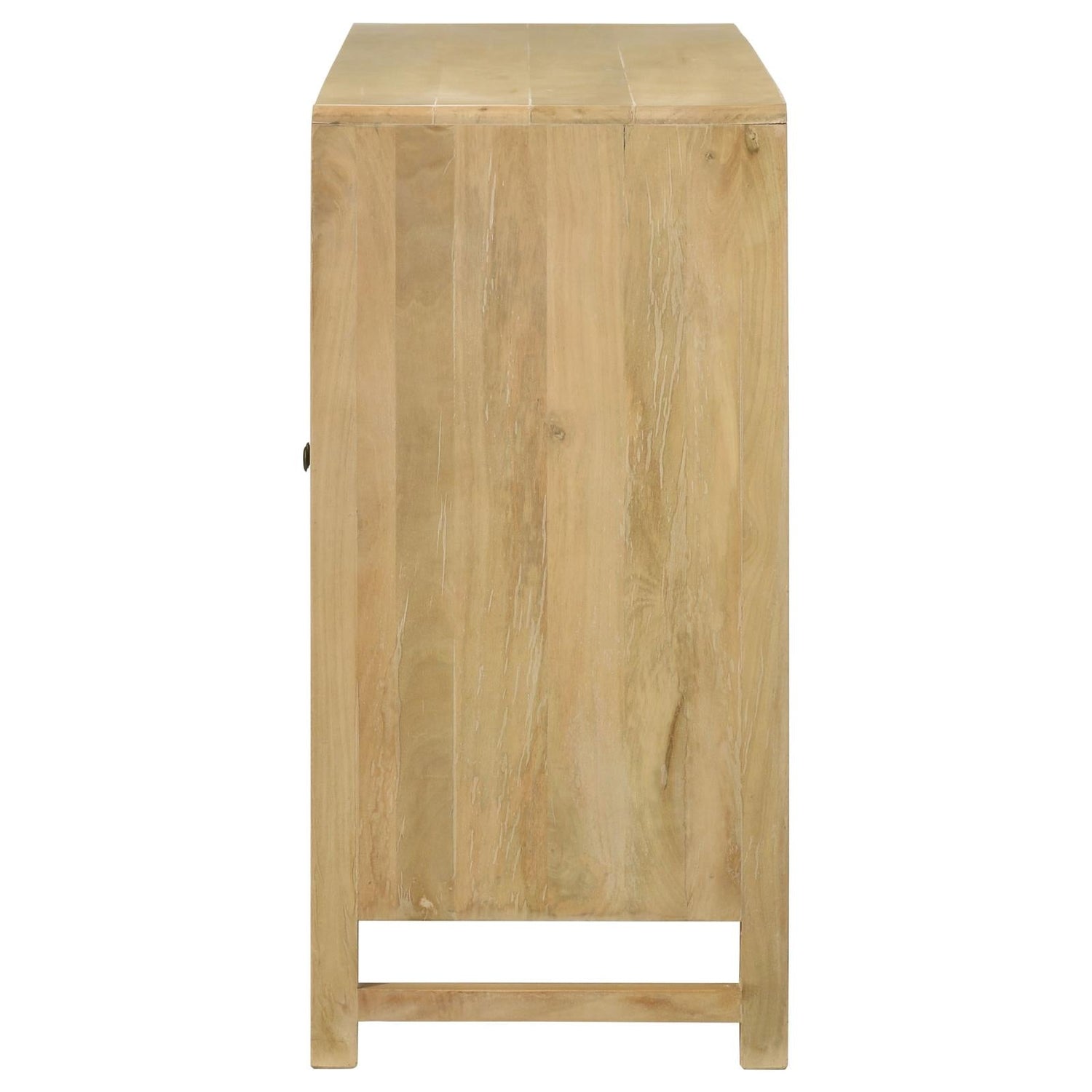 Amaryllis Natural Rectangular 3-Door Accent Cabinet - 953556 - Bien Home Furniture & Electronics