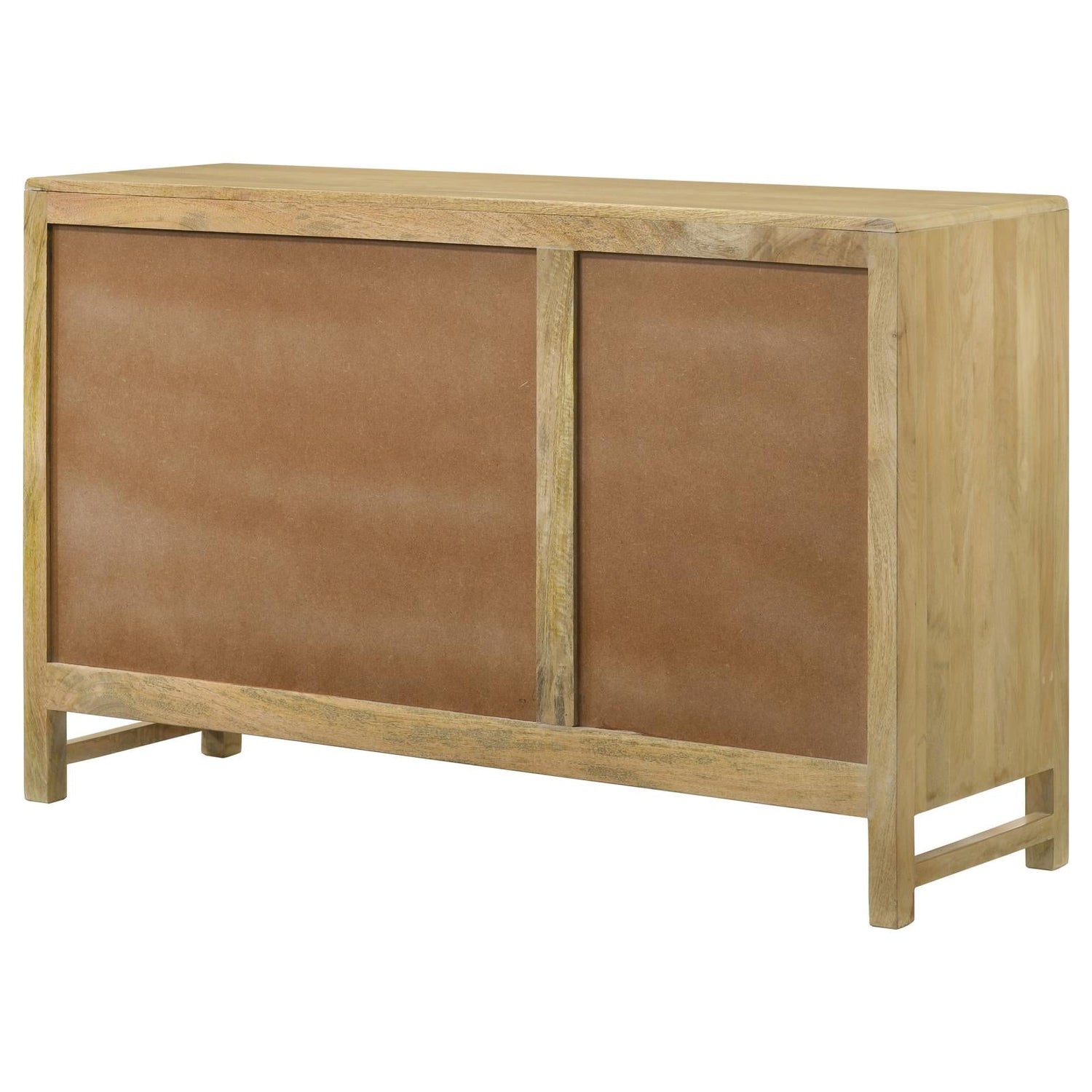 Amaryllis Natural Rectangular 3-Door Accent Cabinet - 953556 - Bien Home Furniture & Electronics