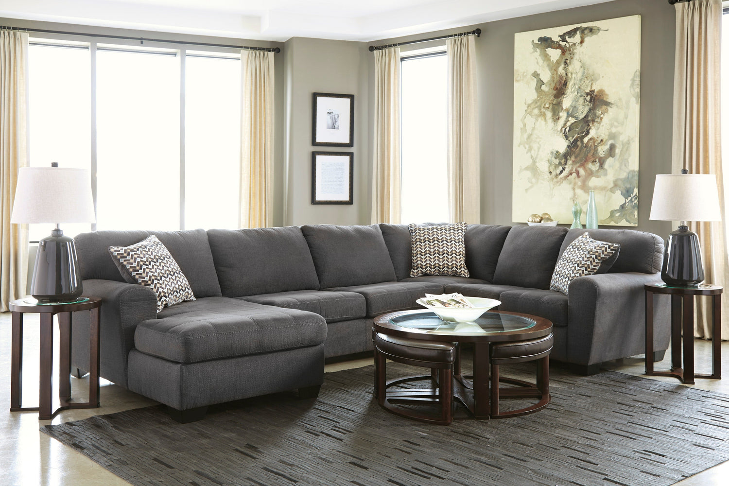 Ambee Slate LAF Sectional - SET | 2862016 | 2862034 | 2862067 | 2862008 - Bien Home Furniture & Electronics