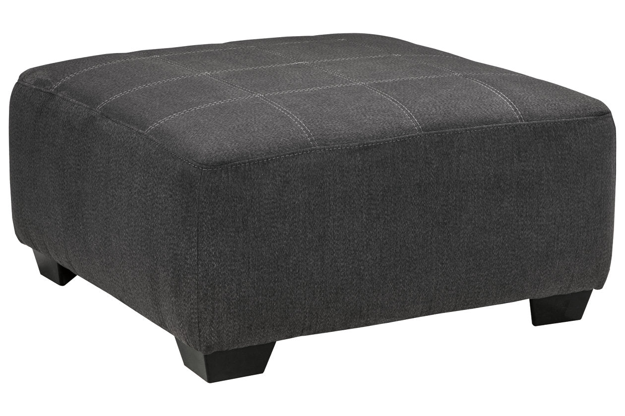 Ambee Slate Oversized Accent Ottoman - 2862008 - Bien Home Furniture & Electronics