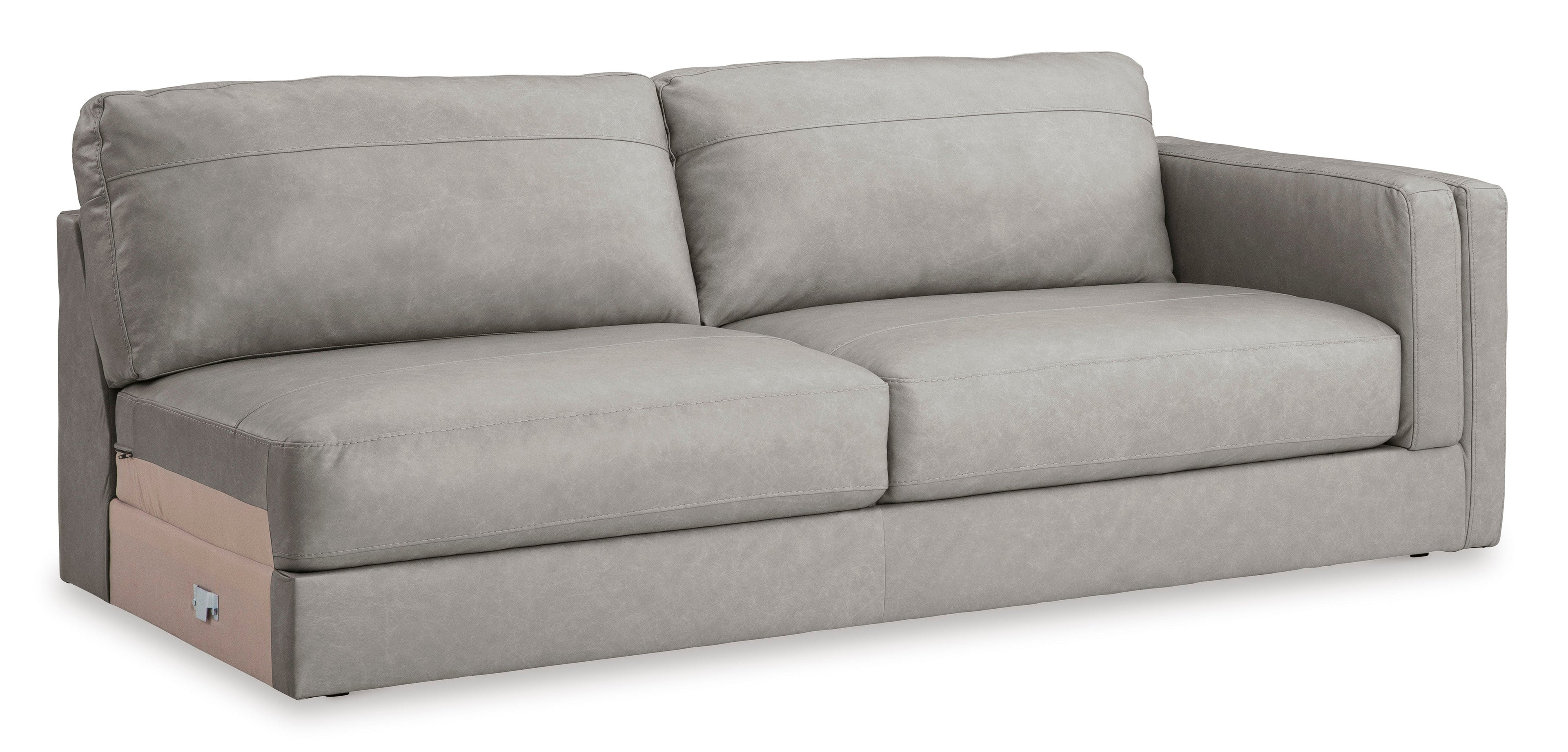 Amiata Glacier Leather 2-Piece LAF Sectional - SET | 5740416 | 5740467 - Bien Home Furniture & Electronics