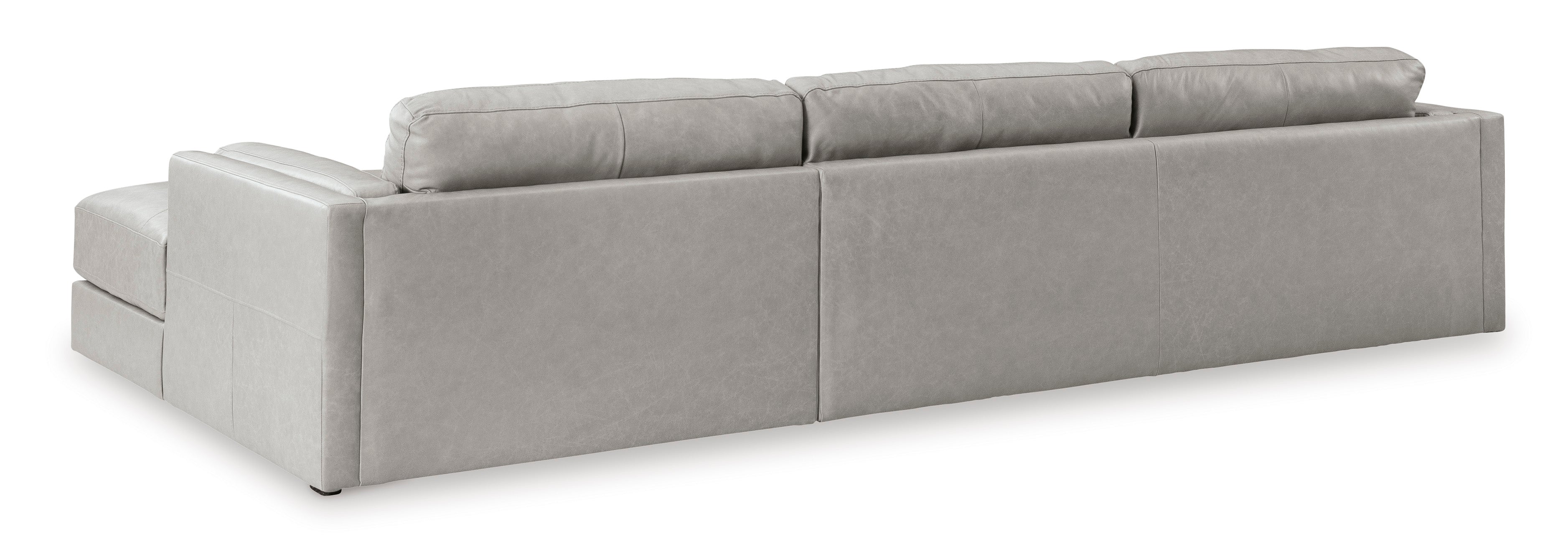Amiata Glacier Leather 2-Piece RAF Sectional - SET | 5740417 | 5740466 - Bien Home Furniture & Electronics