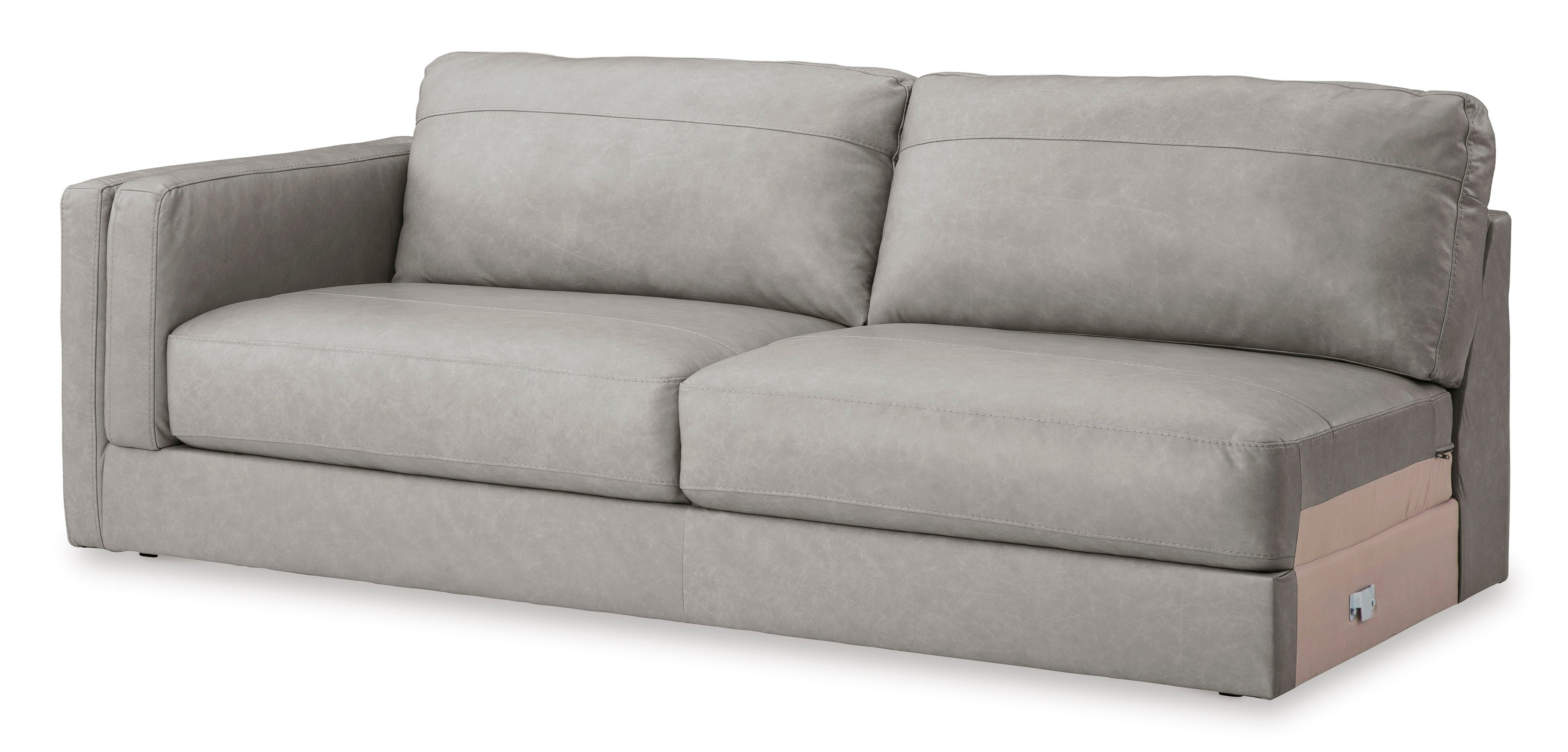 Amiata Glacier Leather 2-Piece RAF Sectional - SET | 5740417 | 5740466 - Bien Home Furniture & Electronics