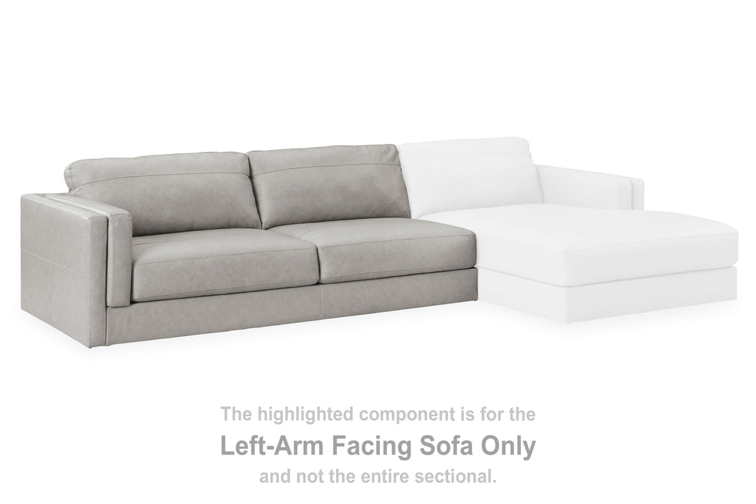 Amiata Glacier Left-Arm Facing Sofa - 5740466 - Bien Home Furniture & Electronics