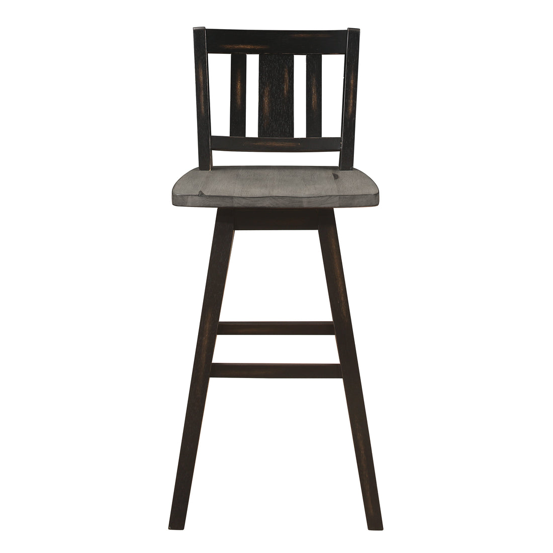 Amsonia Black Swivel Pub Counter Height Chairs, Set of 2 - 5602-29BKS2 - Bien Home Furniture &amp; Electronics