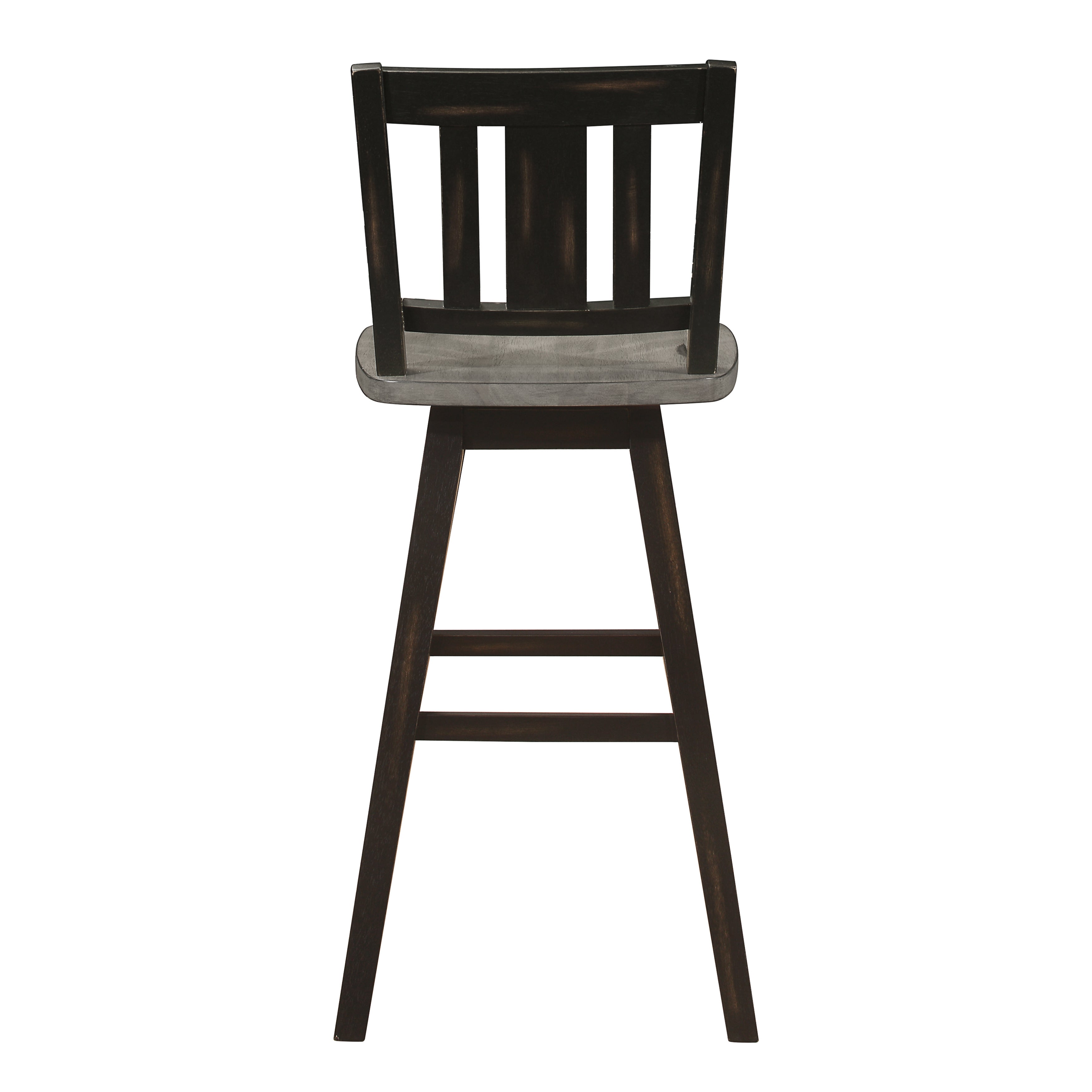 Amsonia Black Swivel Pub Counter Height Chairs, Set of 2 - 5602-29BKS2 - Bien Home Furniture & Electronics