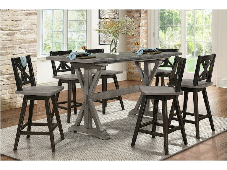 Amsonia Gray Counter Height Table - 5602-36 - Bien Home Furniture & Electronics