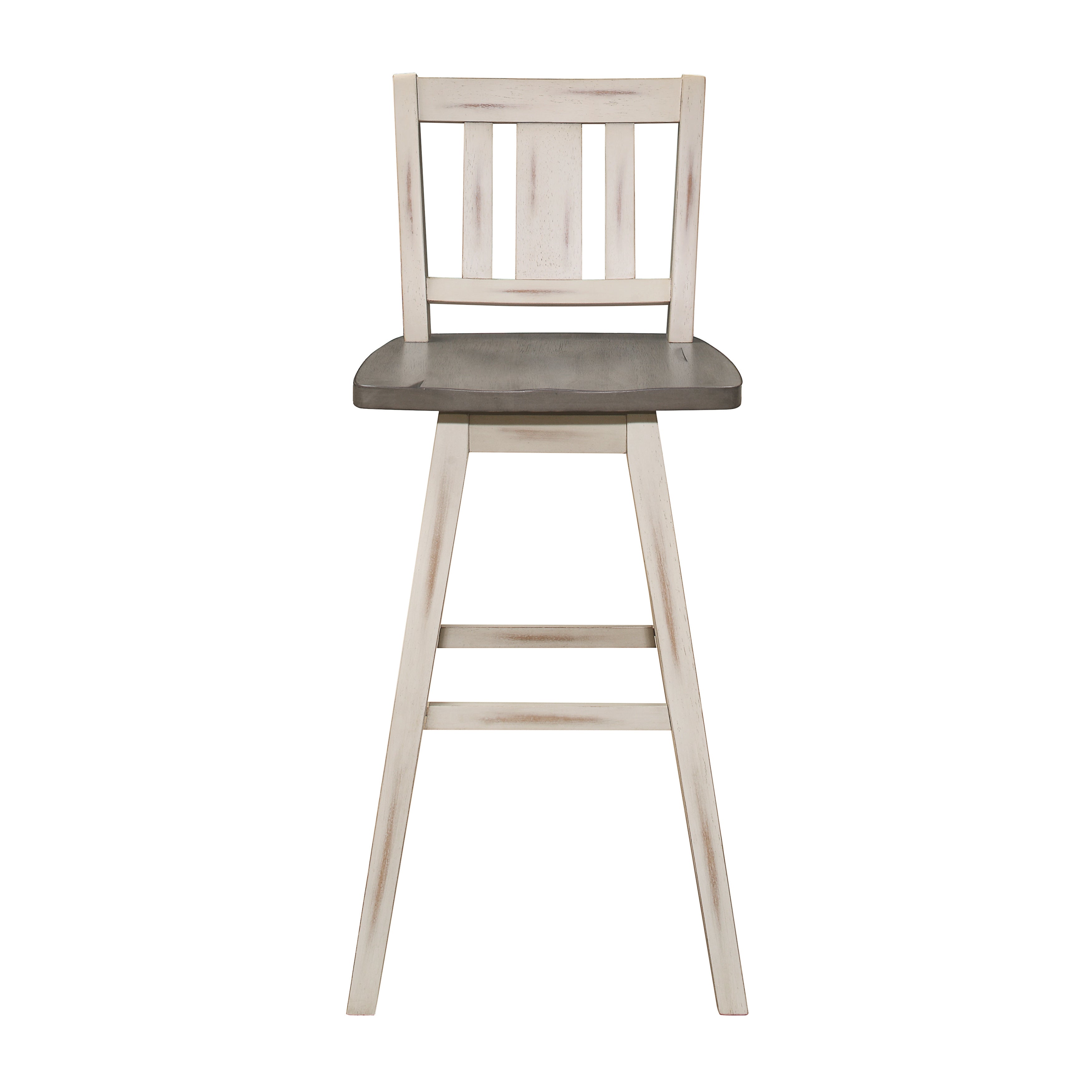 Amsonia White Swivel Pub Counter Height Chairs, Set of 2 - 5602-29WTS2 - Bien Home Furniture & Electronics
