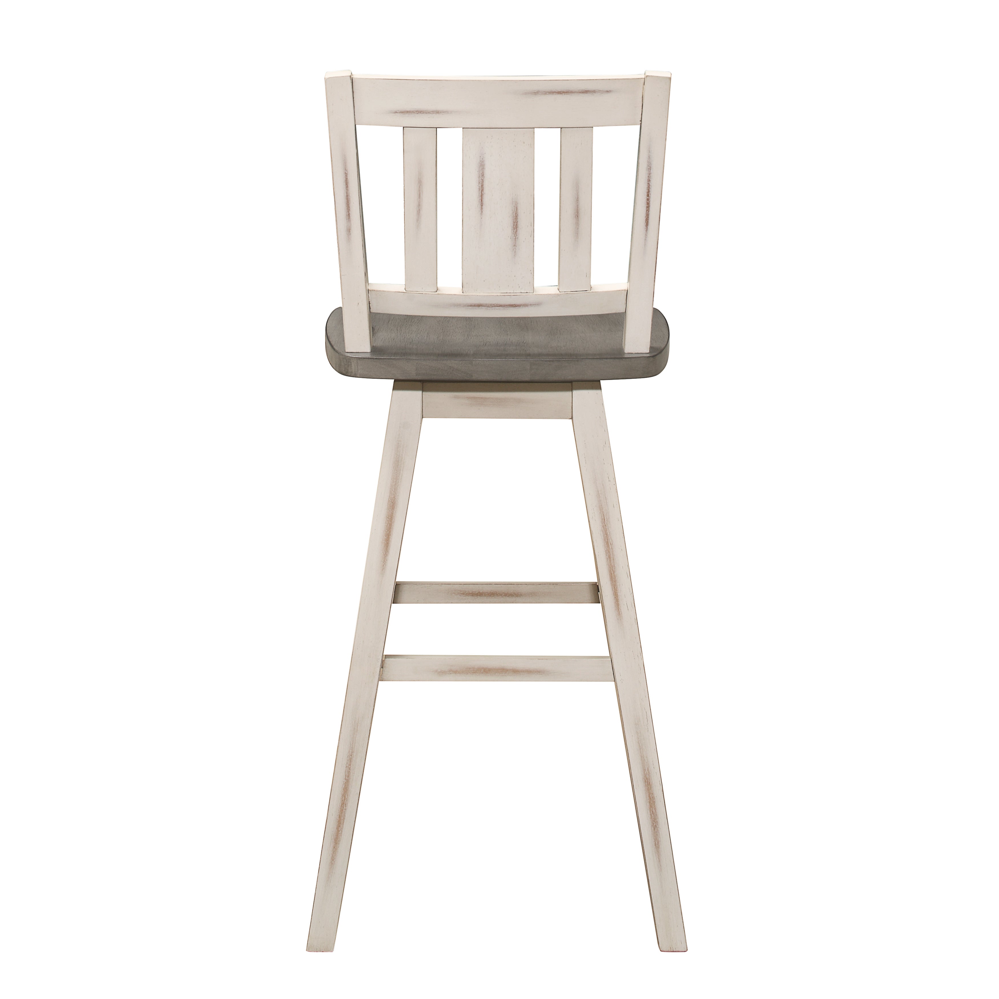 Amsonia White Swivel Pub Counter Height Chairs, Set of 2 - 5602-29WTS2 - Bien Home Furniture & Electronics