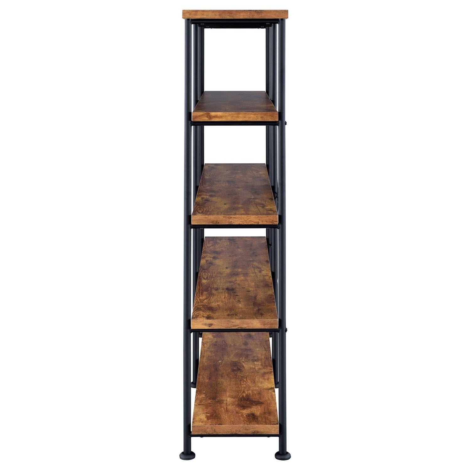 Analiese Antique Nutmeg 4-Shelf Open Bookcase - 801543 - Bien Home Furniture & Electronics