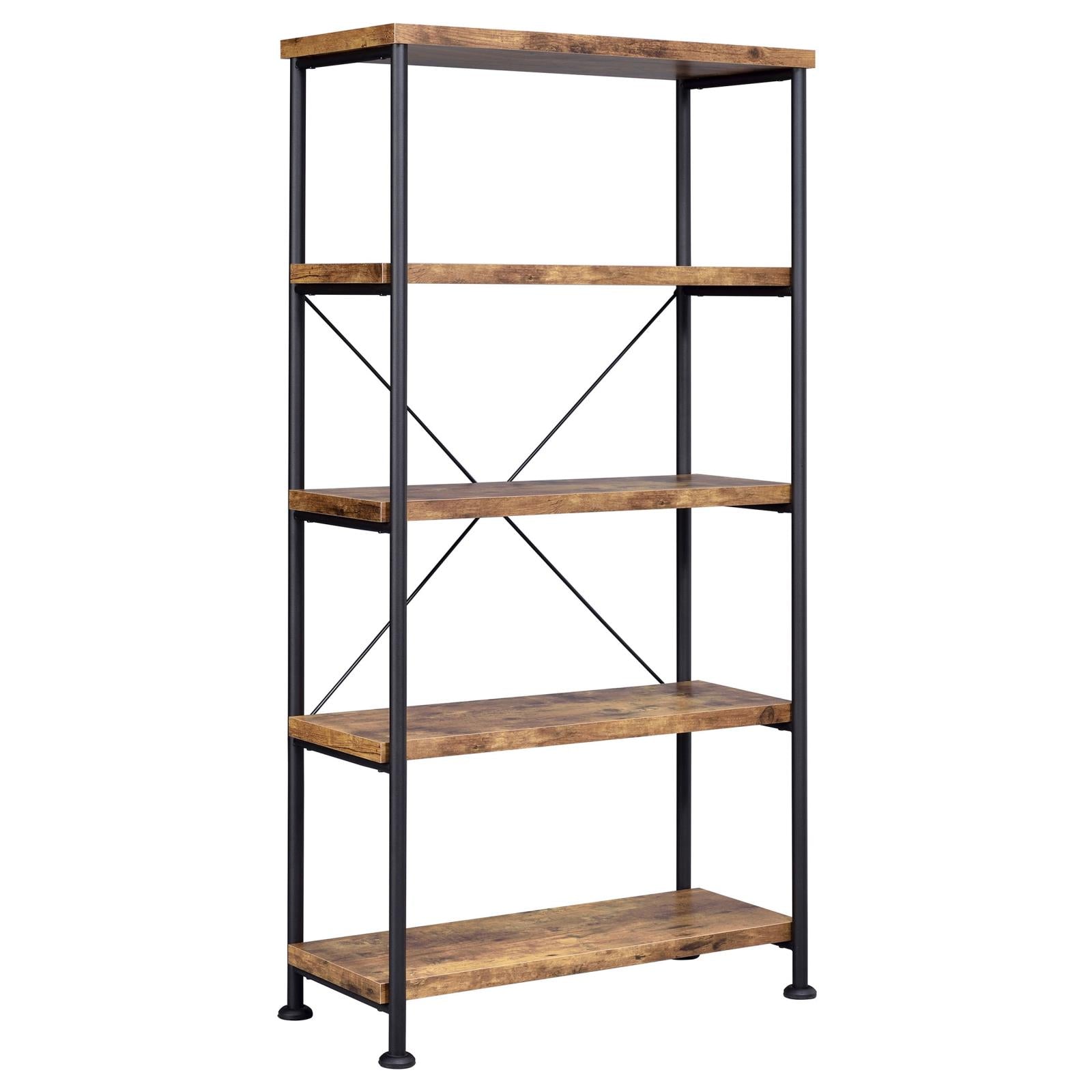 Analiese Antique Nutmeg/Black 2-Piece 3-Drawer Writing Desk Set - 801541-S2 - Bien Home Furniture & Electronics