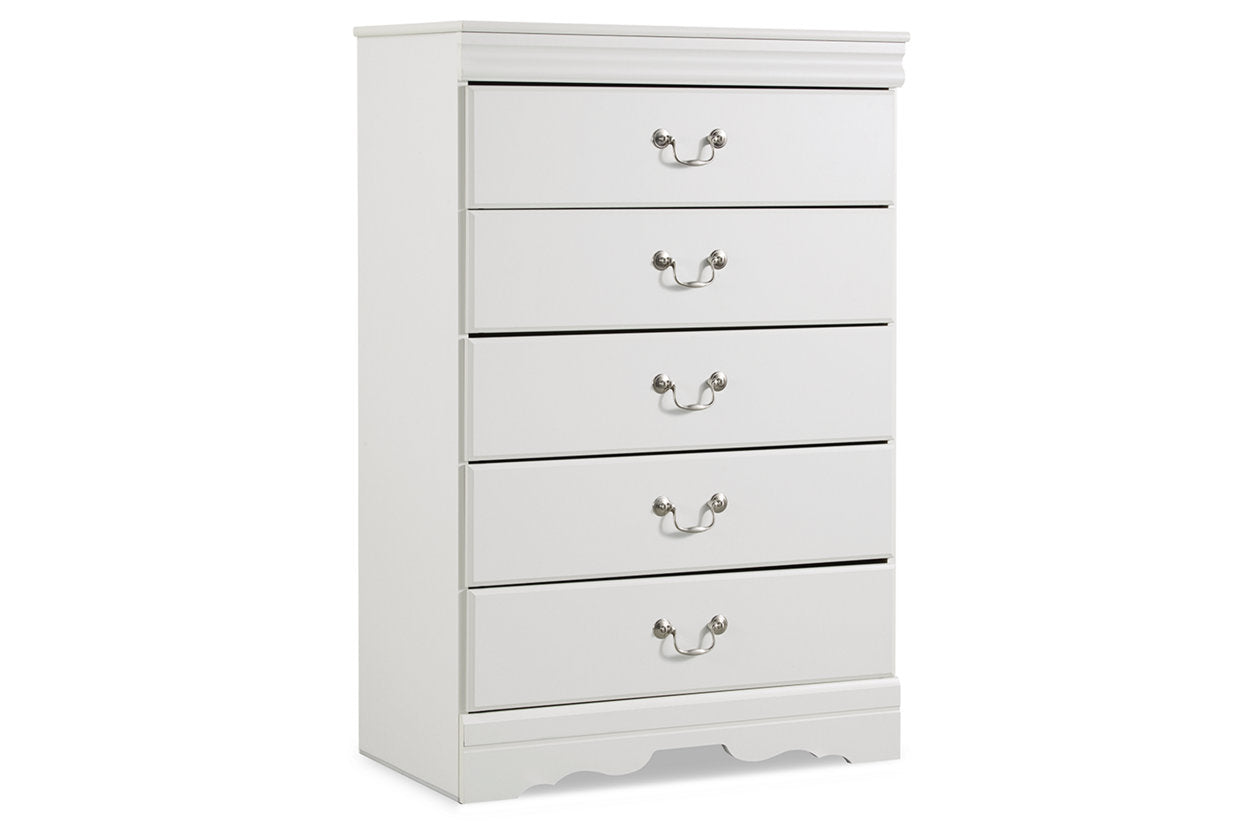 Anarasia White Chest of Drawers - B129-46 - Bien Home Furniture & Electronics