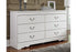 Anarasia White Dresser - B129-31 - Bien Home Furniture & Electronics