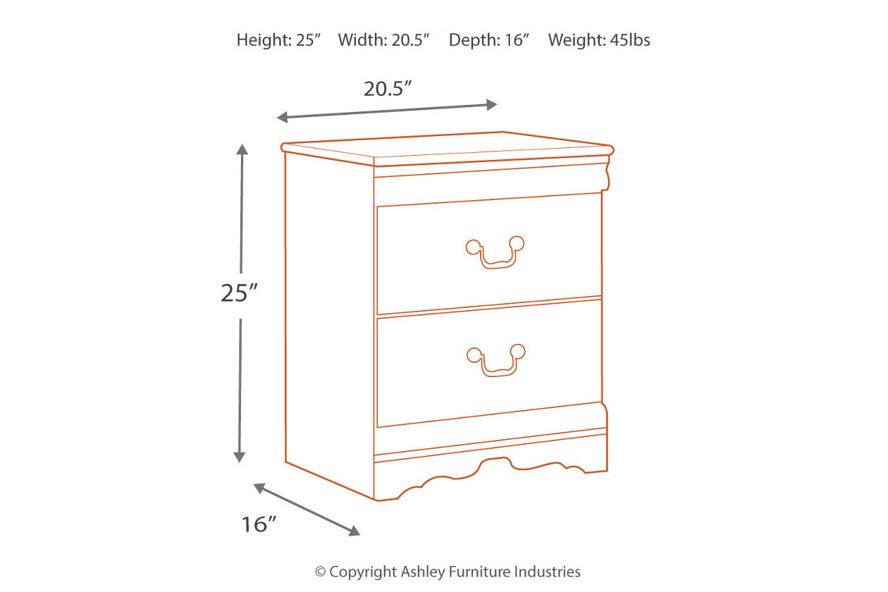 Anarasia White Nightstand - B129-92 - Bien Home Furniture & Electronics