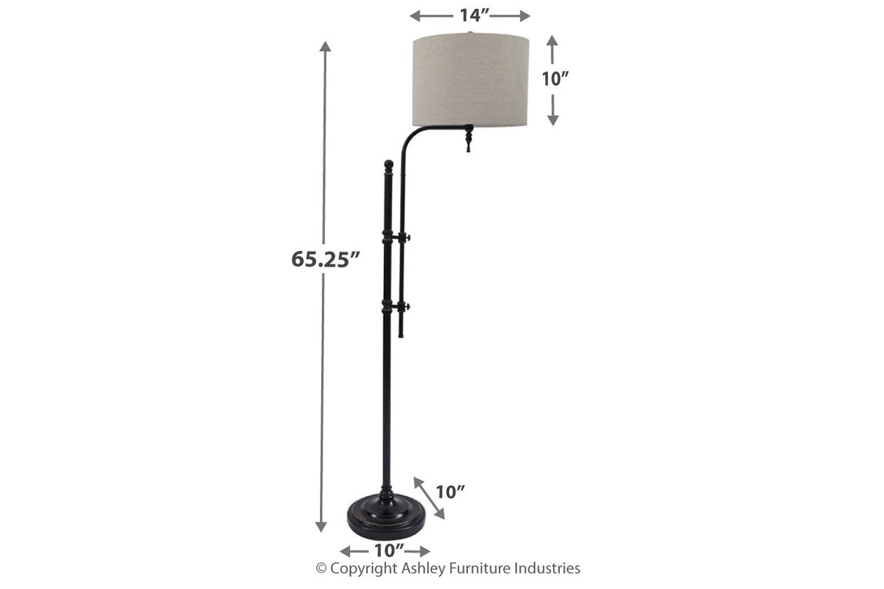 Anemoon Black Floor Lamp - L734251 - Bien Home Furniture & Electronics