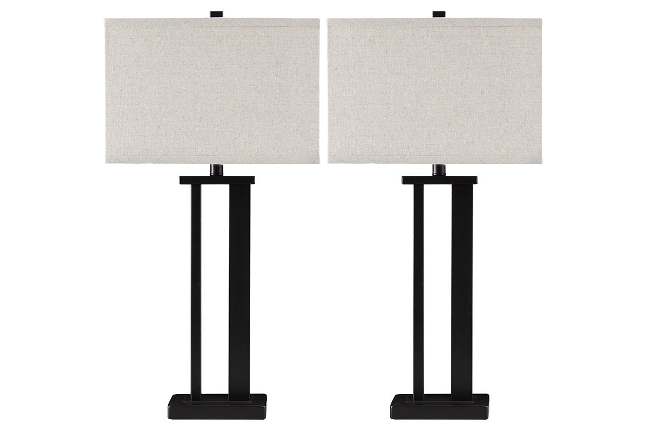 Aniela Bronze Finish Table Lamp, Set of 2 - L204074 - Bien Home Furniture & Electronics