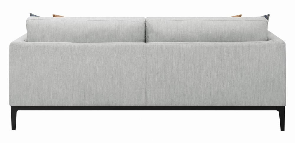 Apperson Cushioned Back Sofa Light Gray - 508681 - Bien Home Furniture & Electronics
