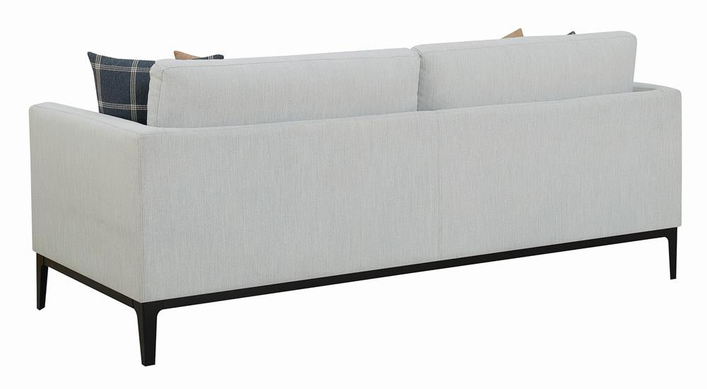 Apperson Cushioned Back Sofa Light Gray - 508681 - Bien Home Furniture & Electronics